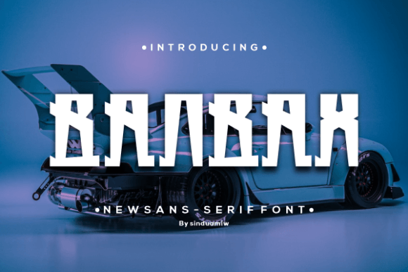 Banbax: A Bold and Modern Display Font for Impactful Design
