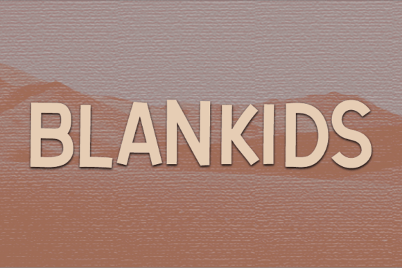 Blankids: A Versatile Display Font for Creative Expression