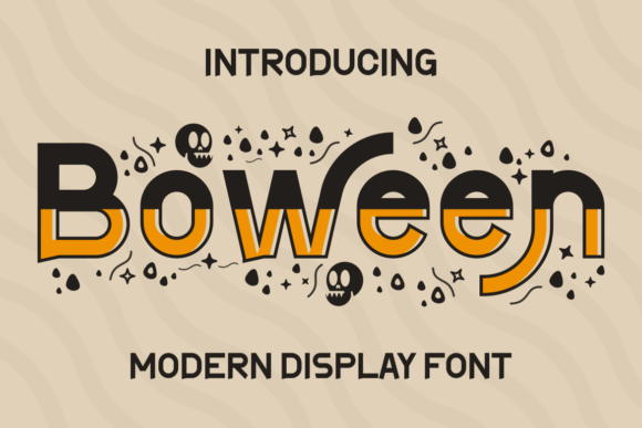 Boween: A Fun and Friendly Display Font