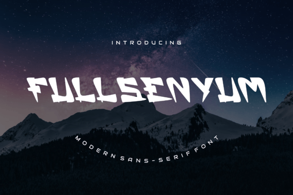 Full Senyum: A Modern Serif Display Font for Creative Projects