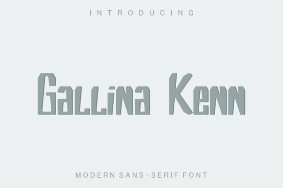 Gallina Kenn: A Strategic Font for Creative and Professional Impact