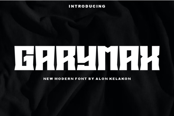 Garymax: A Bold Font for Strategic Design and Branding