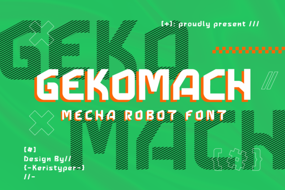 Gekomach: A Futuristic Font for Modern Design