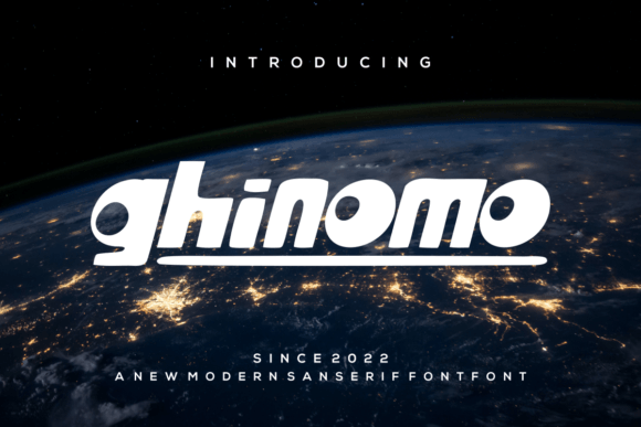 Ghinomo: A Stylish Font for Every Project