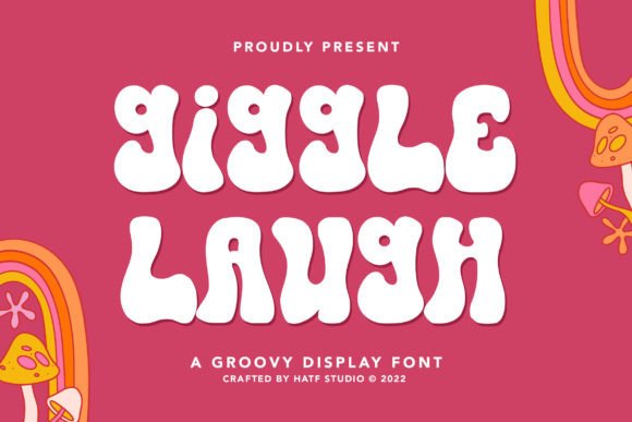 Giggle Laugh: A Groovy Display Font for Creative Projects