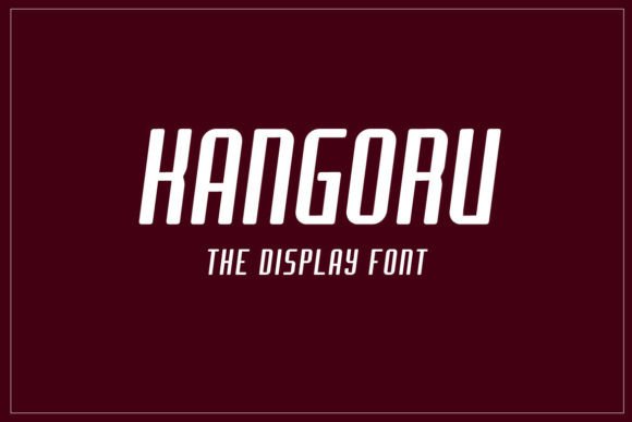 Kangoru: A Versatile Display Font for Modern Design