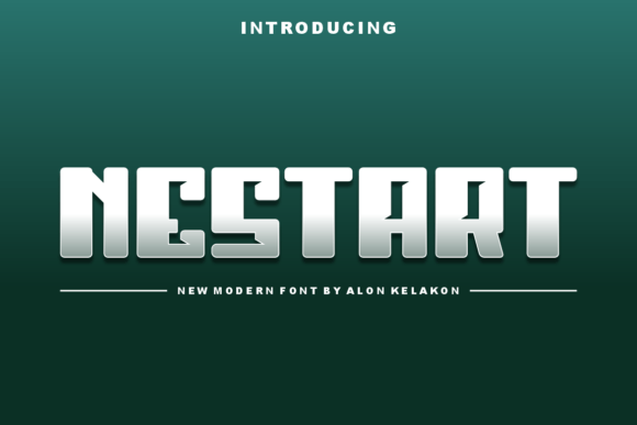 Nestart: A Bold, Versatile Display Font for Every Creative Project