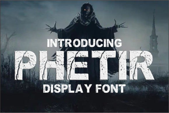 Phetir: A Bold Font for Powerful Designs