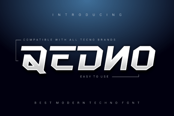 Qedno: A Bold, Authentic Font for Modern Branding and Creative Projects