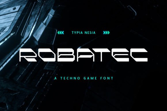 Robatec – Bold Black Display Font for Futuristic Design