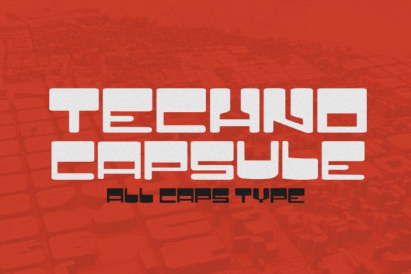 Techno Capsule: A Futuristic Typeface for Modern Design