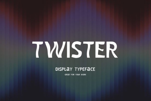 Twister: A Wavy, Whimsical Display Font