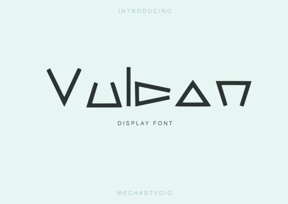 Vulcan: A Modern Display Font That Elevates Your Design